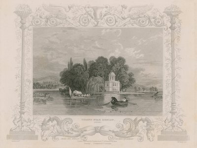 Ansicht in der Nähe von Henley von William Tombleson