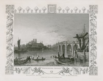 Westminster Bridge von William Tombleson