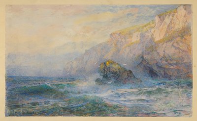 Studie nach "At Icart Point, Guernsey" von William Trost Richards