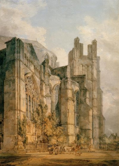 Die St. Anselmskapelle an der Kathedrale von Canterbury von Joseph Mallord William Turner