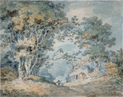 Landleute auf einem Feldweg in Hindhead, Surrey von Joseph Mallord William Turner