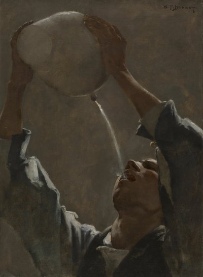 Studie für "Ein aragonischer Schmuggler" von William Turner Dannat