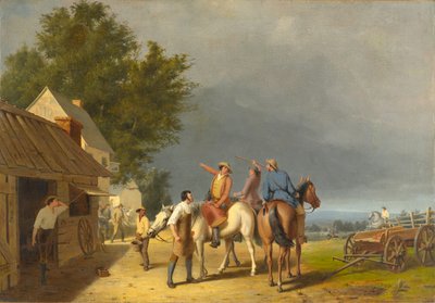 Erste Nachricht von der Schlacht von Lexington, 1847 von William Tylee Ranney