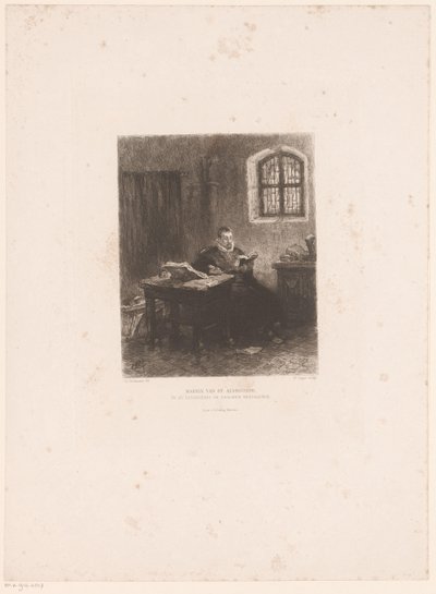Filips van Marnix van Sint-Aldegonde im Gefängnis von William Unger