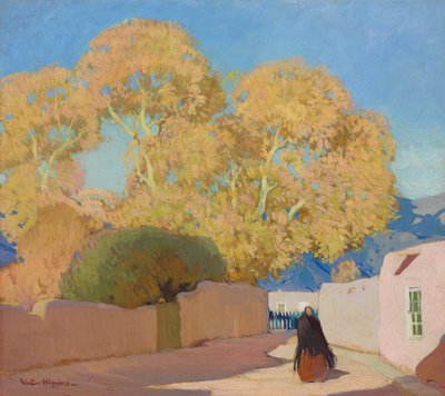 Canyon Drive, Santa Fe von William Victor Higgins