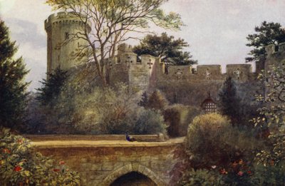 Warwick Castle: Die Grabenbrücke von William W. Quatremain