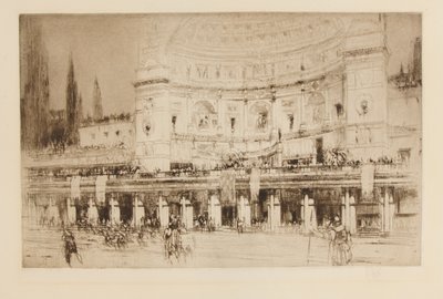 Das Stadion des Domitian, Palatin-Hügel von William Walcot