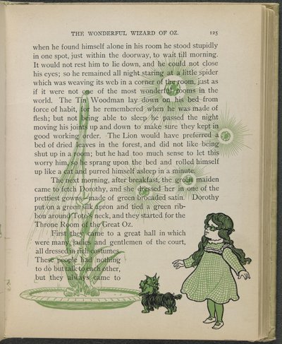Illustration aus "Der wunderbare Zauberer von Oz" von Lyman Frank Baum von William Wallace Denslow