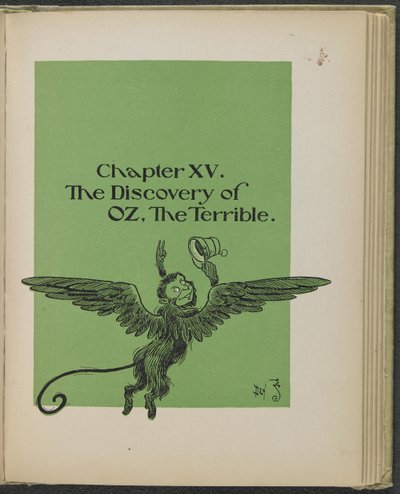 Illustration aus "Der wunderbare Zauberer von Oz" von Lyman Frank Baum von William Wallace Denslow