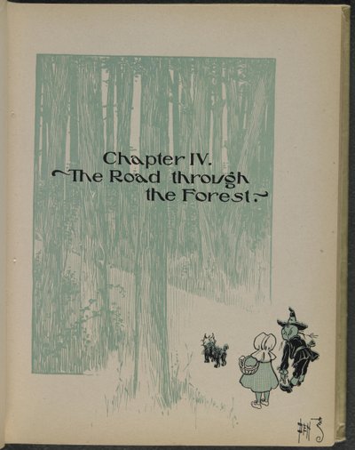 Illustration aus "Der wunderbare Zauberer von Oz" von Lyman Frank Baum von William Wallace Denslow