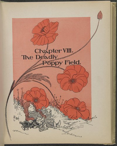Illustration aus "Der wunderbare Zauberer von Oz" von Lyman Frank Baum von William Wallace Denslow