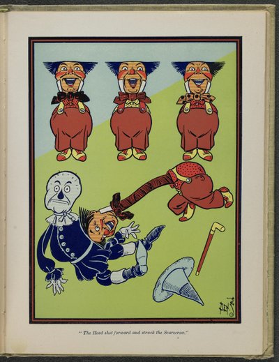 Illustration aus "Der wunderbare Zauberer von Oz" von Lyman Frank Baum von William Wallace Denslow
