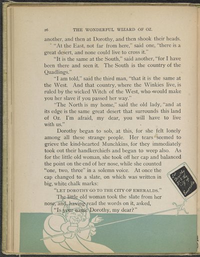 Illustration aus "Der wunderbare Zauberer von Oz" von Lyman Frank Baum von William Wallace Denslow