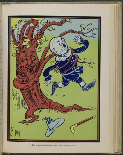 Illustration aus "Der wunderbare Zauberer von Oz" von Lyman Frank Baum von William Wallace Denslow