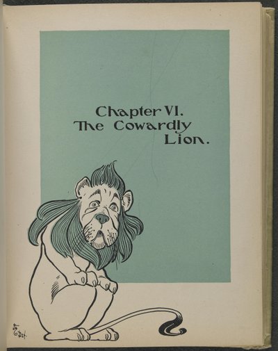 Illustration aus "Der wunderbare Zauberer von Oz" von Lyman Frank Baum von William Wallace Denslow