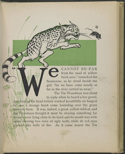 Illustration aus "Der wunderbare Zauberer von Oz" von Lyman Frank Baum von William Wallace Denslow