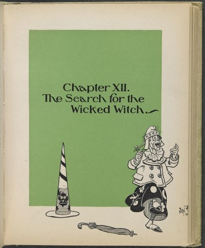 Illustration aus "Der wunderbare Zauberer von Oz" von Lyman Frank Baum von William Wallace Denslow