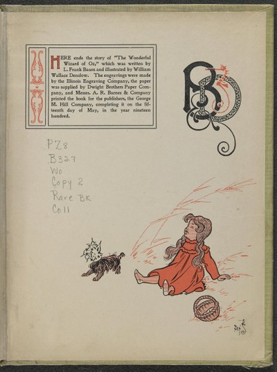 Illustration aus "Der wunderbare Zauberer von Oz" von Lyman Frank Baum von William Wallace Denslow
