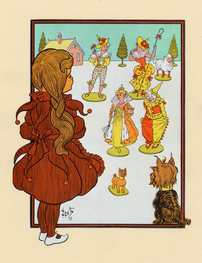Illustration von „Der Zauberer von Oz“ von Lyman Frank Baum von William Wallace Denslow