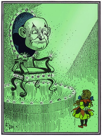 „Der Zauberer von Oz“. Illustration von W. Denslow für die Geschichte von Lyman Frank Baum von William Wallace Denslow