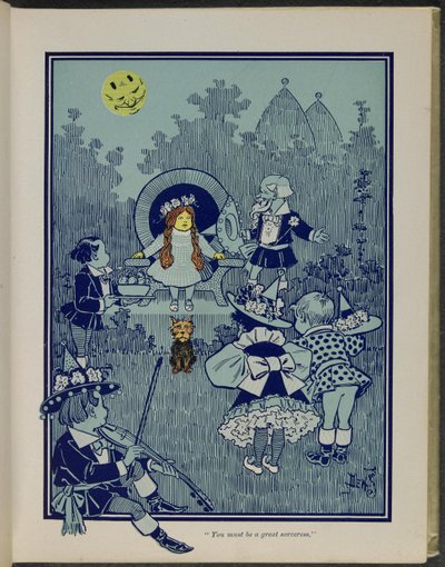 Du musst eine große Zauberin sein, Illustration aus "Der wunderbare Zauberer von Oz" von Lyman Frank Baum von William Wallace Denslow