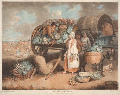 Ein Gemüsemarkt von William Ward