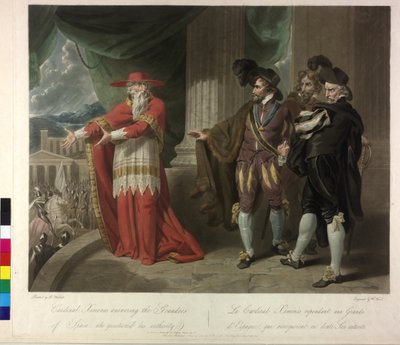 Kardinal Ximenes antwortet den Granden von Spanien von William Ward