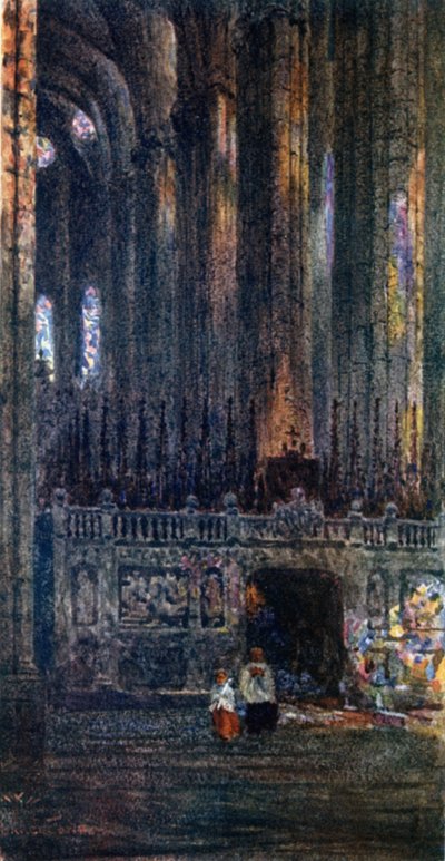 Barcelona, in der Kathedrale von William Wiehe Collins