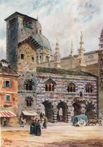 Como. Das Brotello und die Kathedrale von William Wiehe Collins