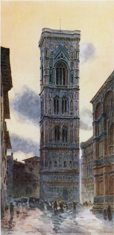 Florenz. Der Campanile von William Wiehe Collins