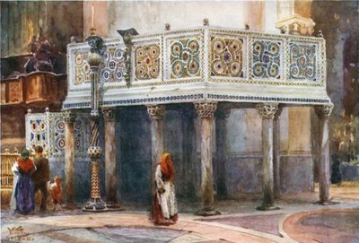 Salerno. Eine Kanzel in der Kathedrale von William Wiehe Collins