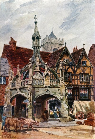 Salisbury, das Marktkreuz von William Wiehe Collins