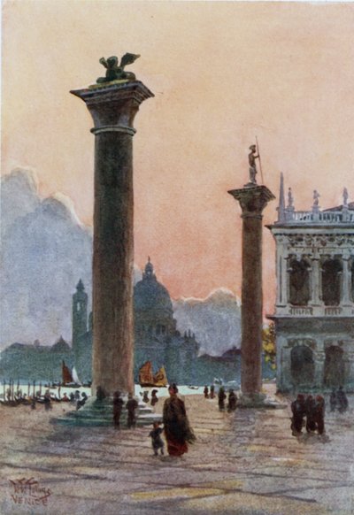Venedig. Der Löwe von St. Markus von William Wiehe Collins