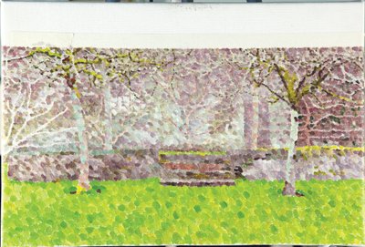 Obstgarten im Winter, 2014 von William Wilkins