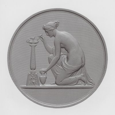 Die Wissenschaft trimmt die Lampe des Lebens von William Wyon