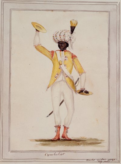 Ein Zymbalist, aus Sir William Youngs 