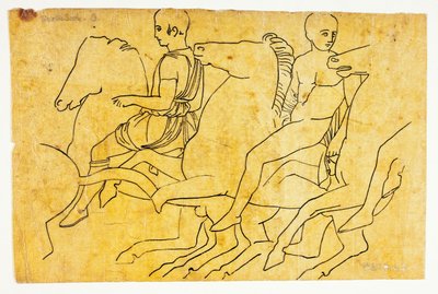 Denkmäler Griechenlands: Nach dem Parthenonfries (Nordseite) von William Young Ottley