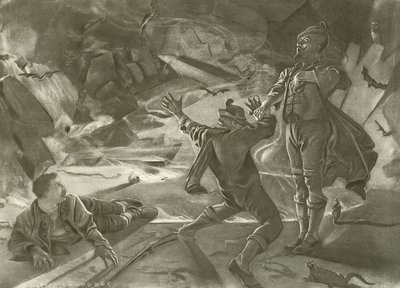 Der Freischütz, Akt II letzte Szene (Gravur) von William de Leftwich Dodge