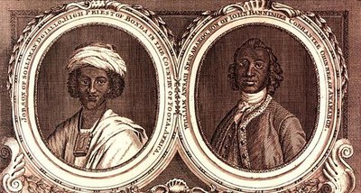 Job, Sohn von Solliman Dgiallo, Hohepriester von Bonda im Land Foota, Afrika und William Ansah Sessarakoo, Sohn von John Bannishee Corrantee Ohinnee, von Anamaboe von William of Bath (after) Hoare