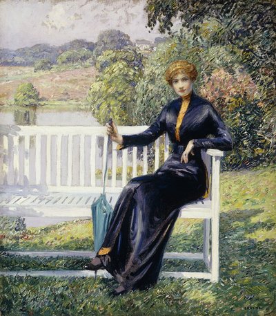 Lois im Garten von Wilson Henry Irvine