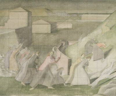 Studie für die Sintflut von Winifred Knights