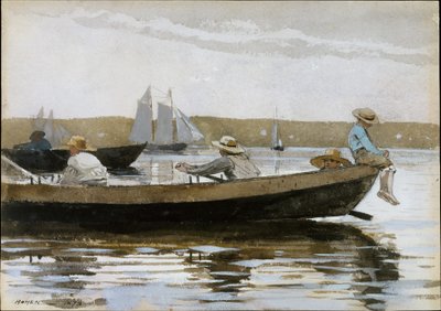 Jungen in einem Dory von Winslow Homer