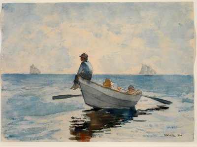 Jungen in einem Dory von Winslow Homer
