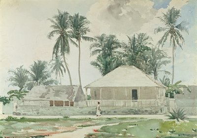 Hütten, Nassau, 1885 von Winslow Homer