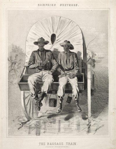 Kampagnenskizzen: Der Gepäckzug von Winslow Homer