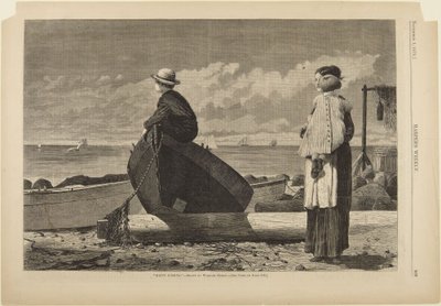 Papa kommt! von Winslow Homer