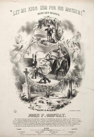 Lass mich ihn für seine Mutter küssen - Notenblatt von Winslow Homer