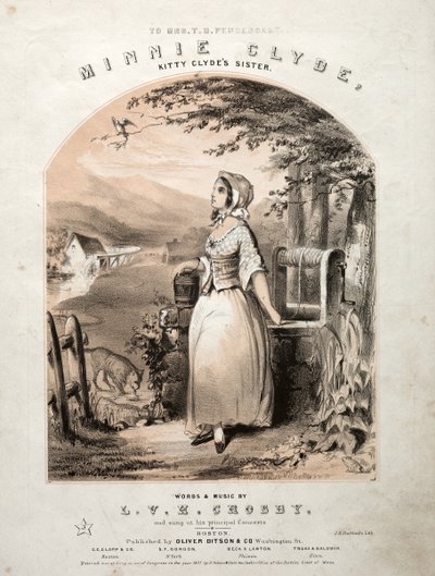 Minnie Clyde - Notenblatt Cover von Winslow Homer