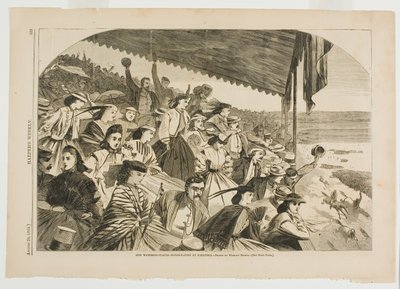 Unsere Wasserplätze—Pferderennen in Saratoga von Winslow Homer