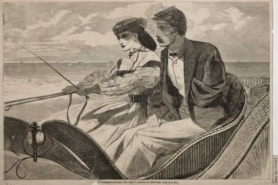 Unsere Badeorte - Der leere Ärmel in Newport, 1865 von Winslow Homer